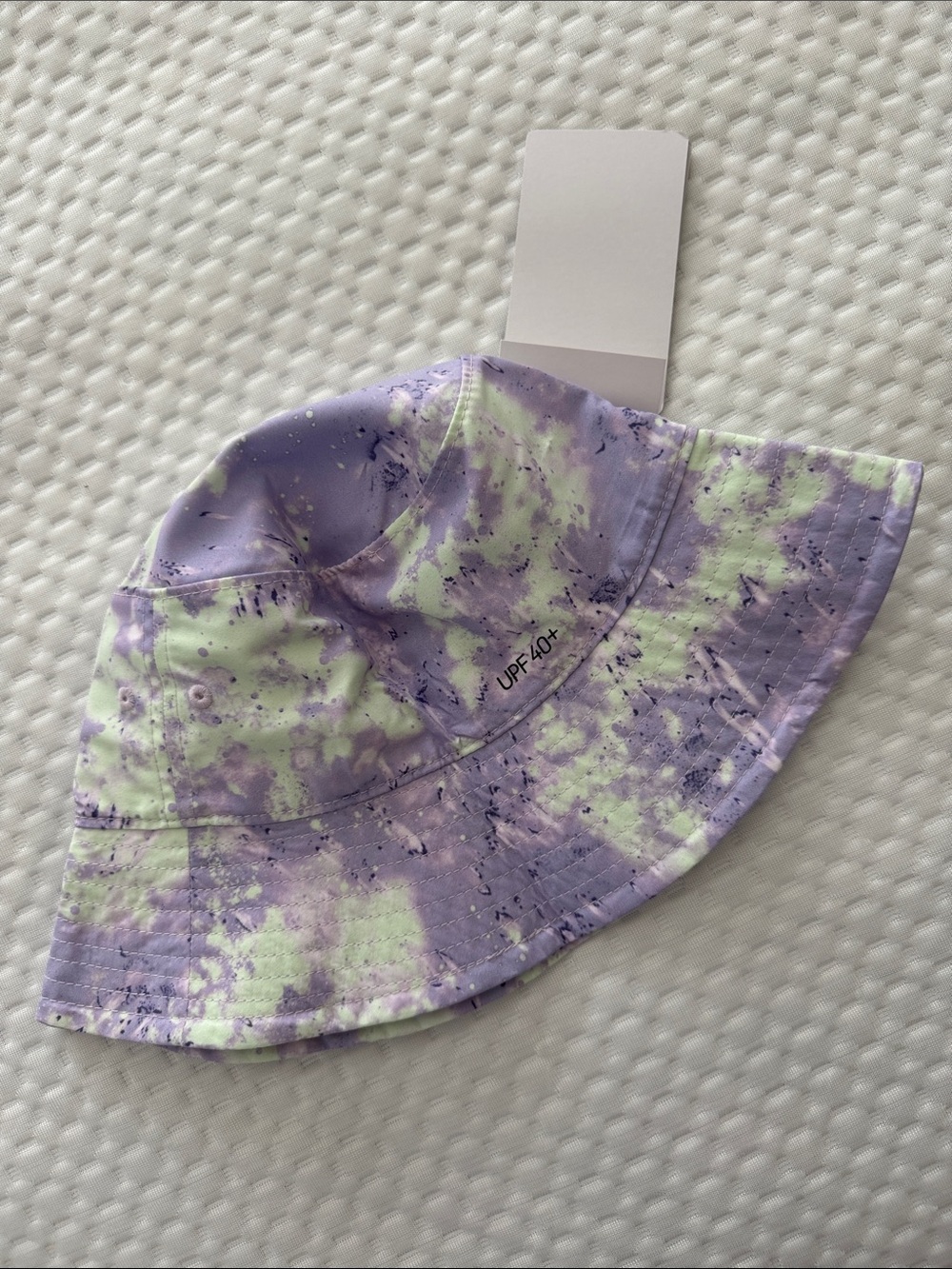 Nike Kids Tie-Dye Bucket Hat - Lavender & Light Green NWT - Picture 2 of 5